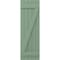 Ekena Millwork Americraft 5-Board (2 Batten) Wood Joined Board-n-Batten Shutters w/ Z-Bar, ARW102BB518X77TGH, PR ARW102BB518X77TGH - alternate 4